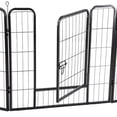 thumbnail image 6 of Topeakmart 18 Panels Heavy Duty Pet Playpen Dog Exercise Pen Cat Fence, 31.5''H, Black, 6 of 13