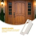 thumbnail image 3 of OULII 1 Set Door Security Strike Plate Reinforcement Plate Stainless Steel Door Guard Easy Installation, 3 of 5