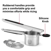 Hello Cucina Stainless Steel Potato Ricer – Manual Masher for Potatoes