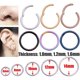 thumbnail image 3 of Hoops Piercing De Acero Quirúrgico Para Hombres Y Mujeres Clips De Cartílago Joyería Aros Oreja Pequeña Nariz Pendientes, 3 of 4