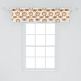 thumbnail image 2 of Ambesonne Cartoon Valance Pack of 2, Tiger Lion, 54"X12", Multicolor, 2 of 4
