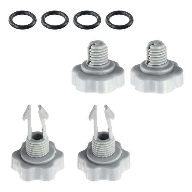 Bgsha 8Pcs 10460 Air Release Valves With O Rings For Intex Pool Filter Pumps Replacement Seals Kit Swimming Pool Accessories
