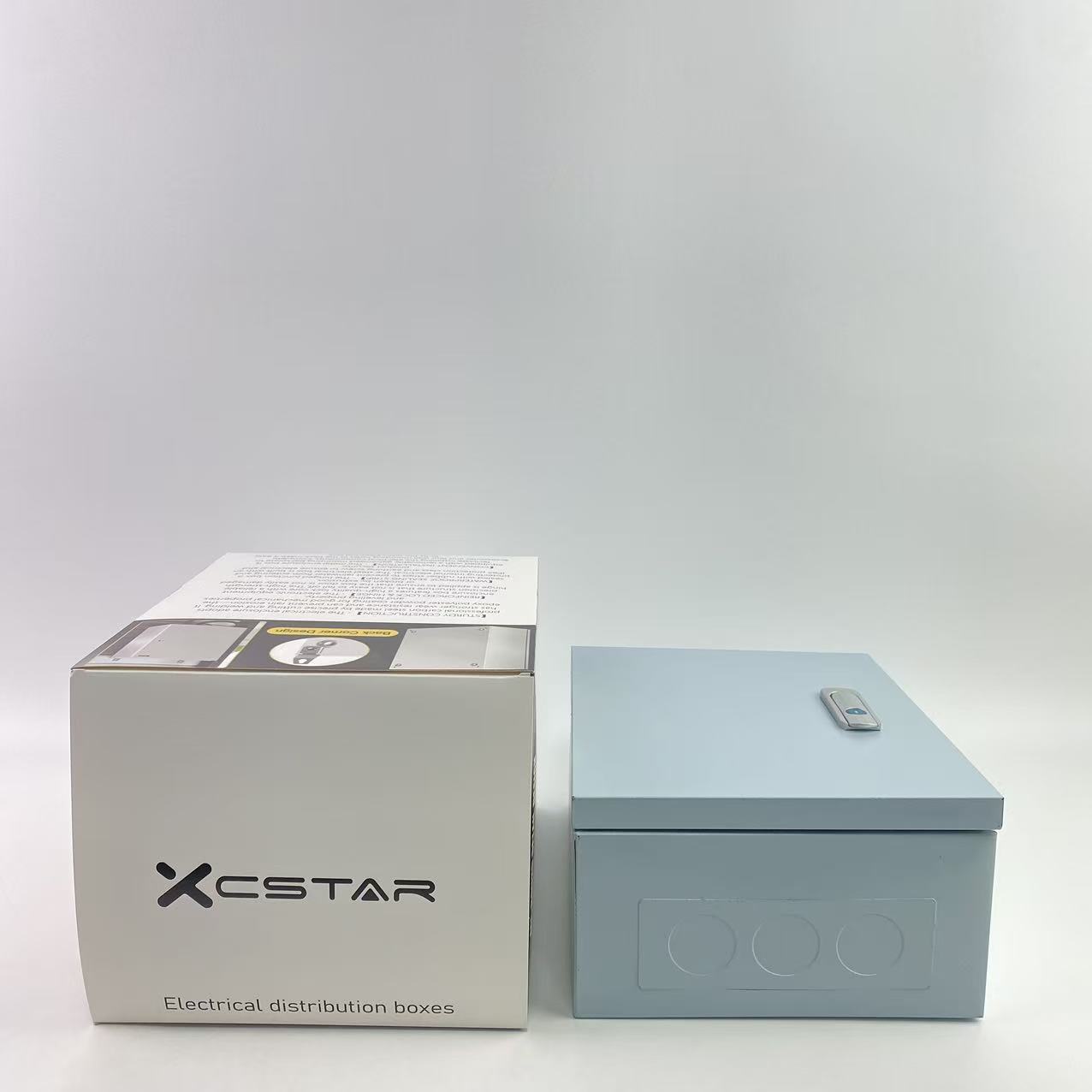 xcstar Eelectrical distribution boxes,Outdoor Electrical Box,16x12x6 SteelJunction Box, Electrical Enclosure Box IP66 Waterproof &Dustproof