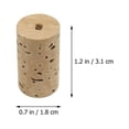 thumbnail image 2 of Milisten Flute Head Cork 3Pcs Khaki for Instrument Maintenance, 2 of 8