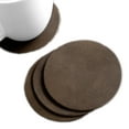 thumbnail image 6 of Northwind 4" Round Leather Coasters (Set of 4), 6 of 9