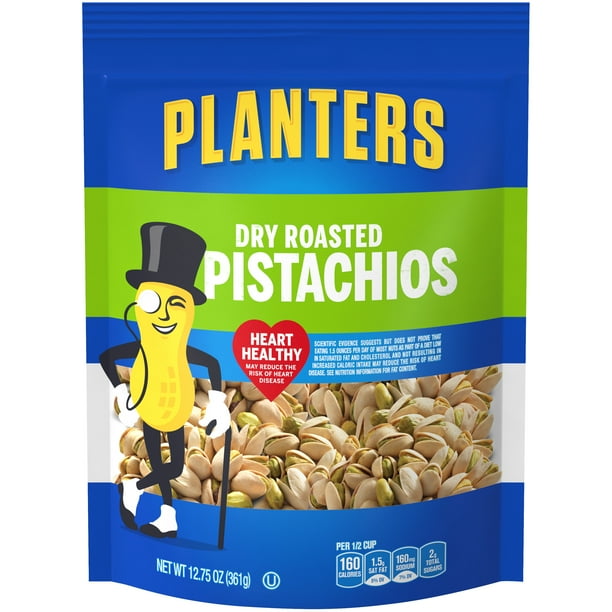 Planters Dry Roasted Pistachios, 12.75 oz Bag
