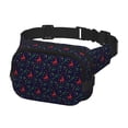 thumbnail image 2 of Fotbe Christmas Deer Cangurera Cuadrada con Estampado de Doble Capa, Bolsa de Cintura Ajustable Mini para Hombres y Mujeres, 2 of 9