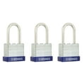 thumbnail image 2 of Brinks Laminated Steel Padlock 40mm Body with 1-8/16 inch Shackle, 3 pack, 2 of 11