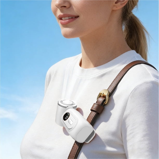 XINGXIANG Handheld Clip On Mini Fan, 5 Speeds, 180° Adjustable