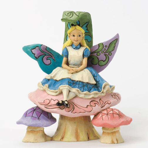 Jim Shore Disney Alice In Wonderland On Mushroom 4037506 NIB - Walmart.com - Walmart.com