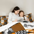 thumbnail image 5 of Homewish Outdoor Motocross Full Size Comforter Sets,Extreme Sport Bedding Comforter Set,Orange White Black Bedding Sets For Boys,Lightweight Room Decorative Reversible,3 Pieces, 5 of 8