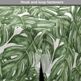 thumbnail image 4 of Plant Watercolor Dog Crate Cover, Close up Scene of Graphic Monstera Leaves, Easy to Use Pet Kennel Cover Small Dogs Puppies Kittens, 7 Sizes, Reseda Green Multicolor, by Ambesonne, 4 of 6