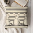 thumbnail image 3 of Gray Stripes Throw Pillow Cover, Cushion Case Decoration for Sofa Couch, 3 of 5
