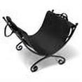thumbnail image 2 of Uniflame Heavy Weight Black Wrought Iron Log Holder with Canvas Carrier, 2 of 2
