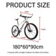 thumbnail image 5 of Funda impermeable para bicicleta con orificio para cerradura, para exteriores, para bicicleta de montaña o de carretera, 5 of 7