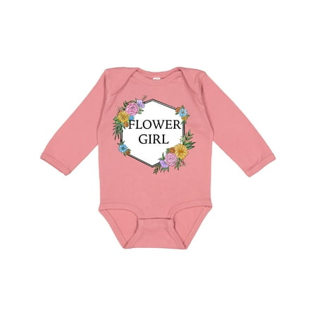 

Inktastic Flower Girl Gift Baby Boy or Baby Girl Long Sleeve Bodysuit