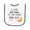 White and Navy, variant on Inktastic I Love My Oma to the Moon and Back Baby Terry Cloth Bib