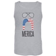 thumbnail image 1 of Merica Sunglasses and Mustache Tank Top - X-Large, 1 of 1