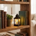 thumbnail image 4 of Mini Square LED Lantern Night Light, Flameless Candle Vintage Table Lamp for Indoor Wedding Holiday Home Decor, 4 of 9