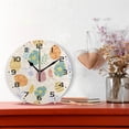 thumbnail image 2 of Dreamtimes Easter Egg Wall Clock, 10 Inch Silent Non Ticking Round Clock Oil Painting Clock Easy to Read Clock for Living Room Bedroom Bathroom Home Decor, 2 of 7