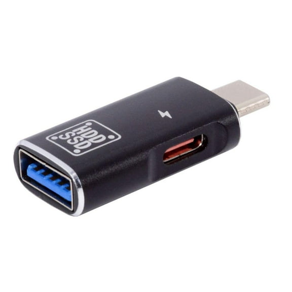 FVH 10Gbps USB-C Type-C to USB 3.0 Female OTG & DC 5V Power Adapter for Tablet Phone