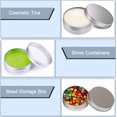 thumbnail image 4 of 24 Pcs Aluminium Tins Jars, Aluminium Empty Containers, 30 ml Aluminium Tin Jars with Screw Lids&Labels, Empty Cosmetics Container Pots for Lip Balm, Cream, Candles, Cosmetics (Silver), 4 of 8