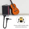 thumbnail image 4 of Wholesale Musical Instrument Flat-Head Electric Guitar Effect Pedal Cable, 15cm Single-Block Audio Electric Guitar Effect Pedal Connection Cable, 4 of 8