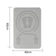 thumbnail image 4 of Colchonetas De Yoga Colchonetas de ejercicio PE Antideslizante Jump Rope Ma Equipo deportivo portátil (Gris) Ehuebsd Para Estrenar, 4 of 9