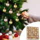 thumbnail image 5 of Bolas navideñas de 3 cm con formas especiales | Juego de 36 adornos de plástico mate | Adornos para árbol pintados y colgantes navideños, 5 of 5