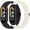 Black+Beige, variant on Elastic Band for Xiaomi Smart Band 10/9/8 for Women Men, Adjustable Replacement Wriststraps - Soft Nylon Lightweight Band