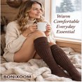 thumbnail image 3 of BONIXOOM 1 Pair Socks for Women Summer Clearance Fashion Mid-Calf Soft Casual Socks Coffee, 3 of 8