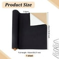 thumbnail image 2 of 1bag 1 sheet Rectangle Linen Fabric with Paper Back for Book Binding Black 100x43x0.05cm, 2 of 9