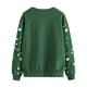 thumbnail image 5 of TaTaai St Patricks Day Sweatshirt Women Shamrock Long Sleeve Shirt Irish Festival Holiday Crewneck Causal Top Gift, 5 of 5