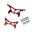 thumbnail image 2 of Kit de mejora para coches RC con torres de amortiguación delanteras y traseras. Accesorios ligeros y resistentes. Plata roja, 2 of 9
