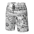 thumbnail image 4 of Salouo Country Farm Scene Pattern Swim Trunks for Men,Men's Hawaiian Bathing Suit Swimsuits Quick Dry Swimming Board Shorts Beach Shorts with Pockets-3X-Large, 4 of 6