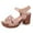 Beige, variant on Xijirk Women Summer High Heel Sandals Comfortable Casual Dressy Open Toe Shoes Women Sandals for Vacation Work Date Outfits,Black,7