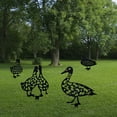 thumbnail image 6 of Visland Duck Stakes, Family Garden Silhouette Yard Art, Hollow Out Animal Shape Decor for Outdoor-for Lawns Backyard, 6 of 6