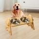 thumbnail image 3 of elevados para perros, platos para mascotas para gatos y perros pequeños, elevados para perros de altura ajustable, dispensador de Fernando comedero elevado para gatos, 3 of 8