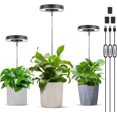 thumbnail image 1 of LORDEM Luz de cultivo, luz LED de espectro completo para plantas de interior, lámpara de crecimiento ajustable en altura con temporizador de encendido/apagado automático 4/8/12H, 4 brillo regulable, i, 1 of 4
