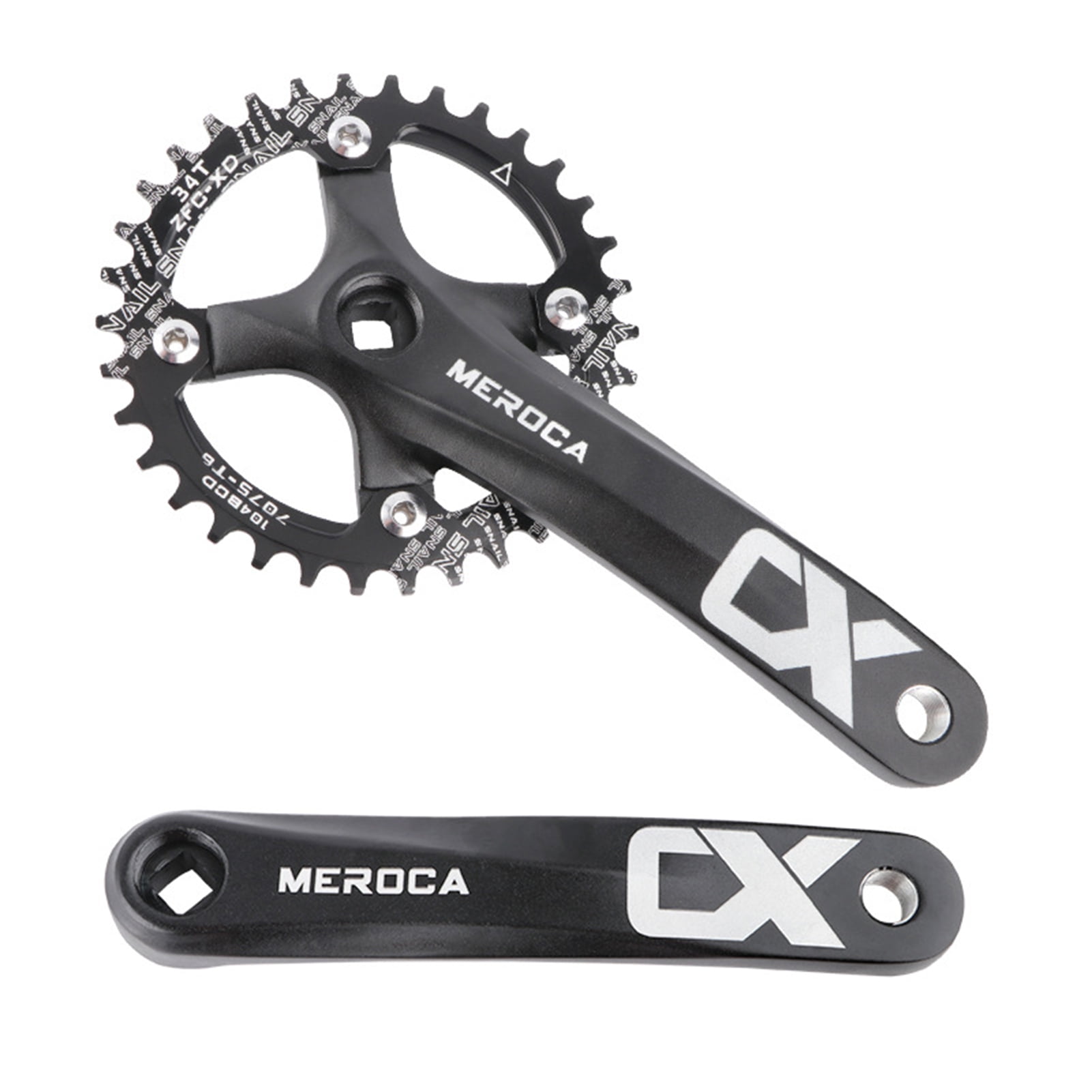 Kit Manivelle Vélo 170 Mm 32-52T 104BCD – Aluminium, Compatible Shimano