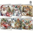 thumbnail image 3 of Diamond Paint Christmas Cards, Craft Diamond Art Cards Making Kits DIY Christmas Grting Cards 5D Diamond Art Painting Christmas Cards for Adults Kids Gifts, 3 of 8