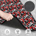 thumbnail image 3 of Lsque Tapis de Sol Imprimé Graffiti Saint-Valentin 4 Pcs, Doublures en Caoutchouc Résistantes, Design Antidérapant, Protection Automobile Toutes Saisons, Véhicules, Voitures, Camions et SUV, 3 of 7