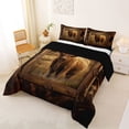 thumbnail image 2 of Feelyou Highland Cow Full Size Comforter Sets, Animal Bedding Sets, 3 Pieces, 2 of 7