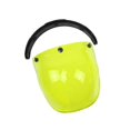 thumbnail image 3 of thinsony Open Face Helmet Visor Motorcycle Helmet Bubble Visor PC Lens Yellow, 3 of 7