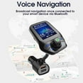 thumbnail image 2 of SharkTRUE Bluetooth-compatible Car FM Transmitter MP3 Player free Adapter P4 Radio L4, 2 of 8