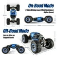 thumbnail image 3 of YCFUN RC Stunt Car, 4WD Transform RC Cars Crawler, 2.4GHz All Terrain RC Monster Truck Toys Gift for Kids Boys, 3 of 8