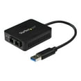 thumbnail image 1 of StarTech.com USB to Fiber Optic Converter - 1000Base-SX SC - MM - Windows / Mac / Linux - USB 3.0 Ethernet Adapter - Network Adapter (US1GA30SXSC) - Network adapter - USB 3.0 - 1000Base-SX - 850 nm - black, 1 of 7