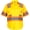 Yellow-short sleeve, variant on Premium Class 3 High Visibility Hi Vis Safety Shirt - Half Sleeve - 65%C35%N - 6 oz (X-Large, Bright Orange)