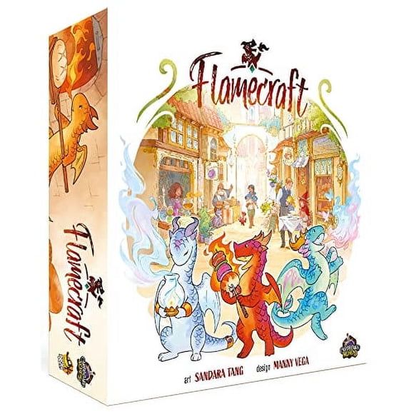 Jeu de Société / Jeu de Stratégie / Jeu de Dragon / Jeu de Fantaisie / Jeu Familial Amusant pour Enfants et Adultes / 10+ Ans / 1-5 Joueurs / Durée Moyenne de Jeu 60 Minutes / Fabriqué par Lucky Duck Games