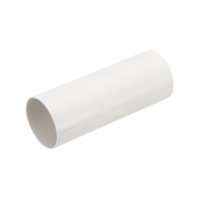 Uxcell 4.4" Inch Round Ventilation Duct, 12" Inch Long Plastic Pipe Replacement Supply Heating Cooling Ventilation AC System,